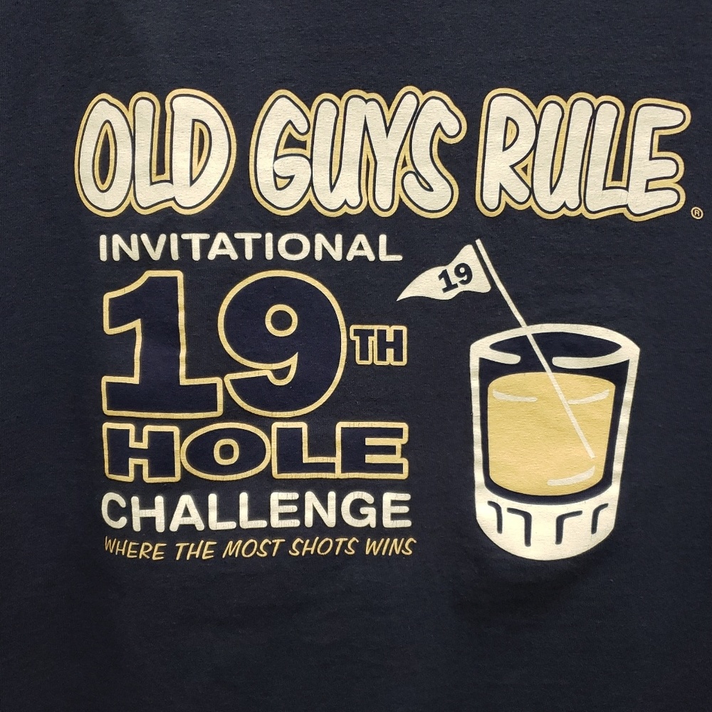 Old Guys Rule Graphic Golf Tshirt
